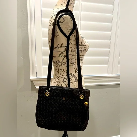 Bally Vintage 1990’s Braided Leather Shoulder Bag - Picture 1 of 12